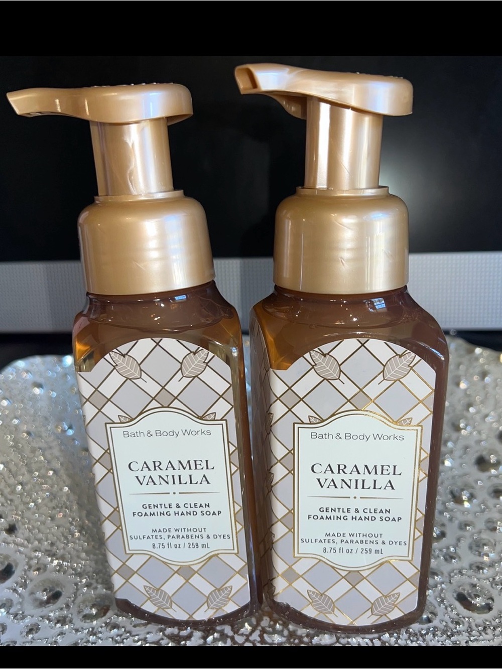 Bath & Body Works Caramel Vanilla Foaming Hand Soap Bundle